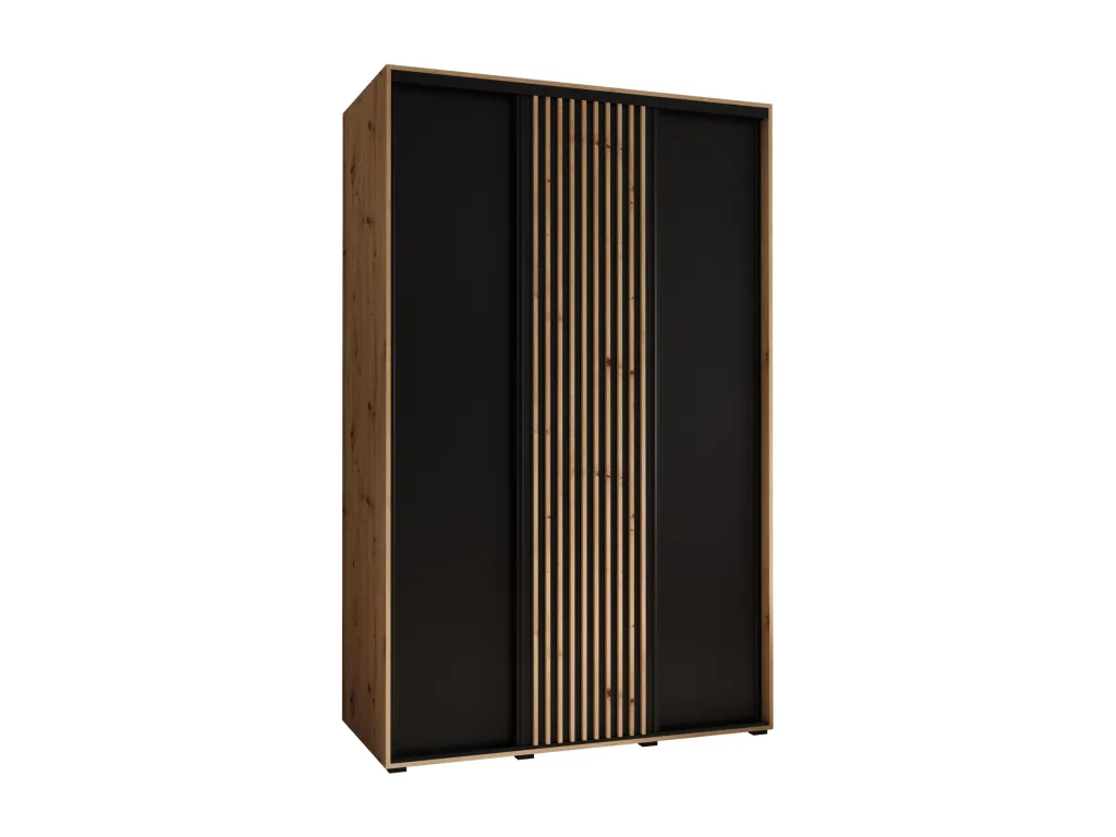 ARMARIO Prietocasa 1 DE PUERTAS CORREDERAS 235.2/150/60 3 puertas (artisan/negro)