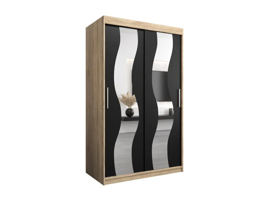 Armario Prietocasa de puertas correderas 200/120/62 2 puertas (Prietocasa/negro)