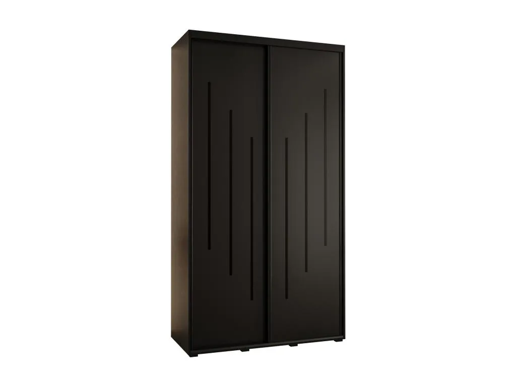 ARMARIO Hogarmini 8 DE PUERTAS CORREDERAS 235.2/130/60 2 puertas (Negro/Negro/Negro) encl48128