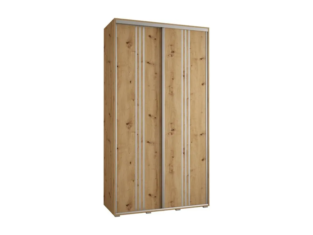 ARMARIO Sancaldeco 6 DE PUERTAS CORREDERAS 235.2/140/60 2 puertas (Artisan/Artisan/Plata) 24891EILV