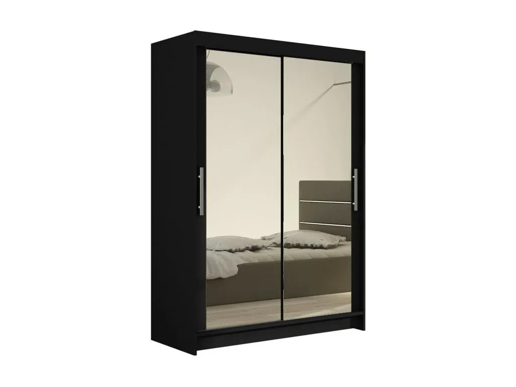 Armario Sancaldeco 129 Negro 200x120x58cm Puertas de armario - Correderas 40847UBJH
