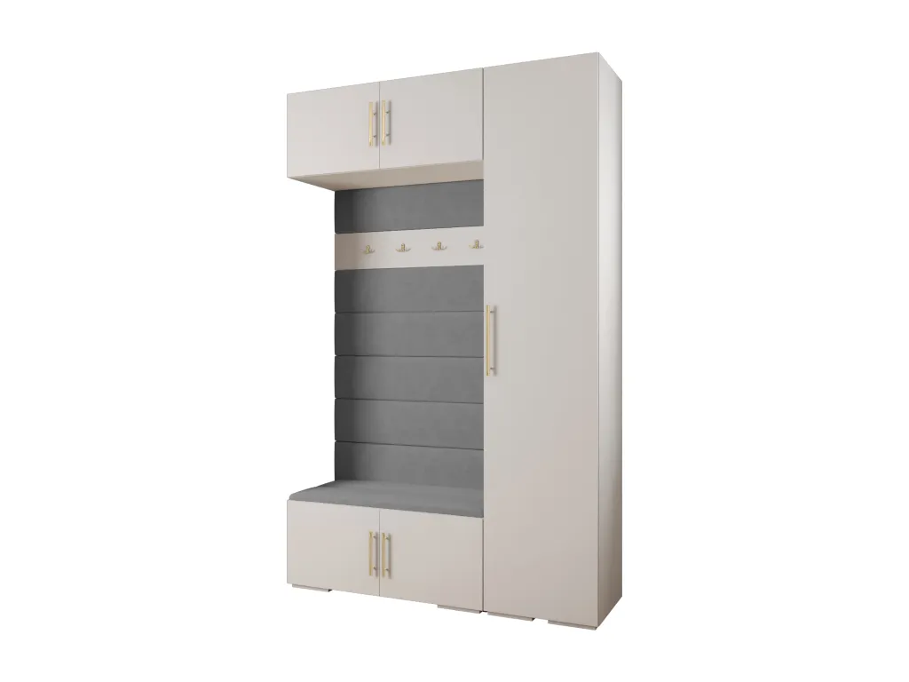 Boverdeco 3 armario con puertas batientes 236.7/150/47