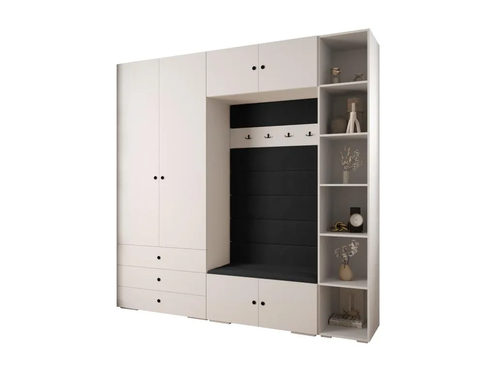 Banakdecoracion 2 armario con puertas batientes 236.7/240/47 17809YBIU
