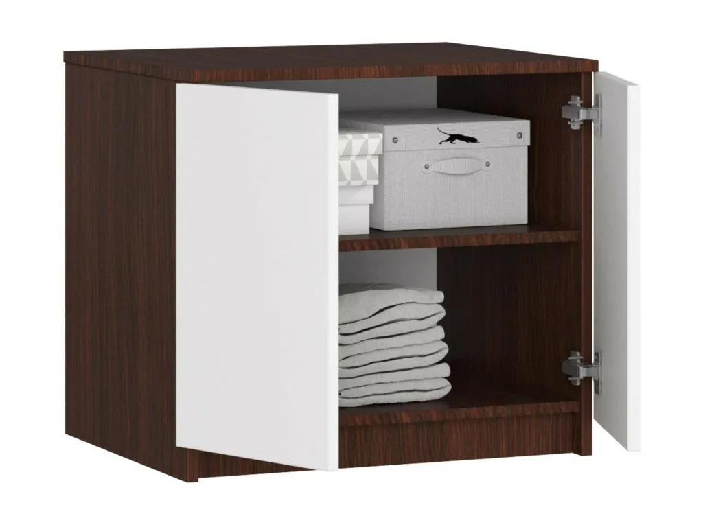 Módulo superior de armario Alkihogares S60 Alkihogares 60 cm 2 puertas color Alkihogares mate 2 estantes 60x51x55 cm
