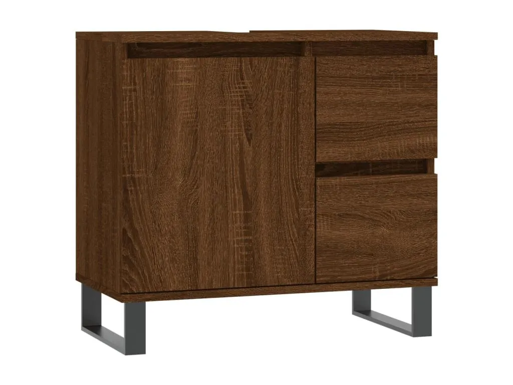 Armario de baño Biocasahogar en contrachapado marrón 65x33x60 cm JL4067434
