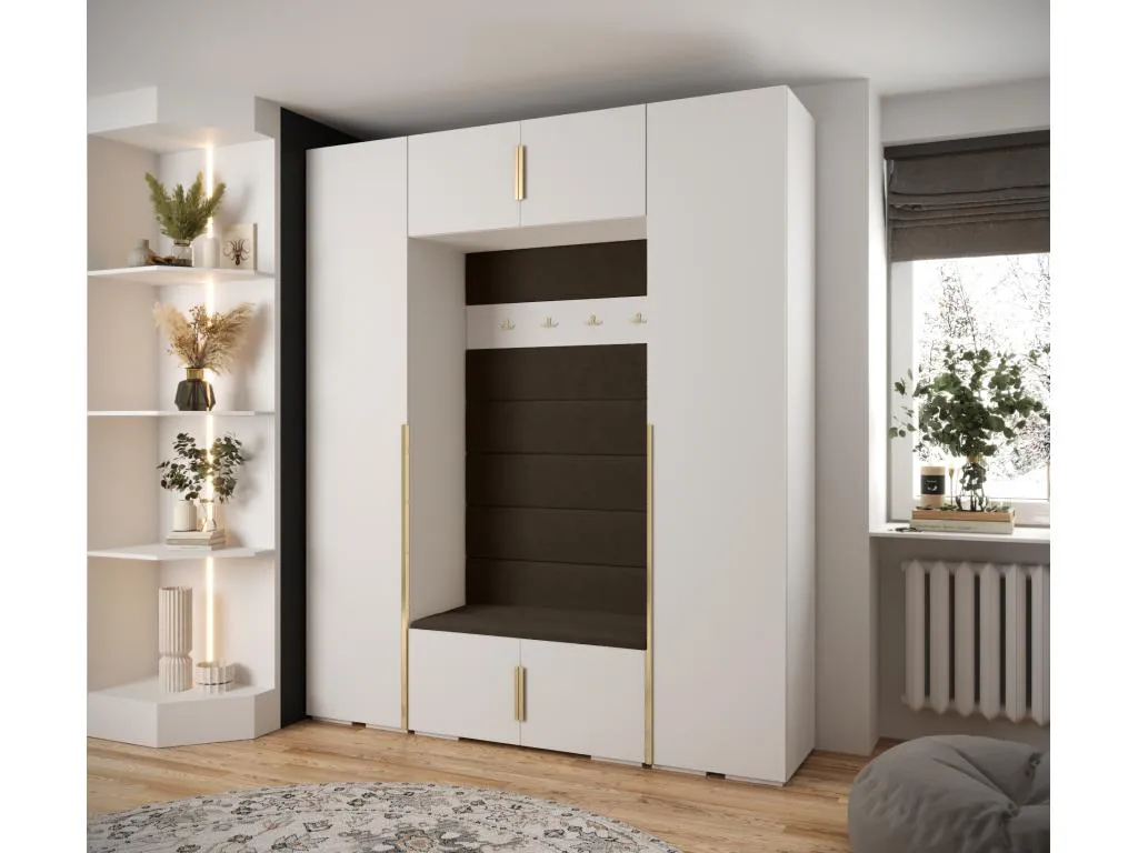 Andreuworldcasa 4 armario con puertas batientes 236.7/200/47