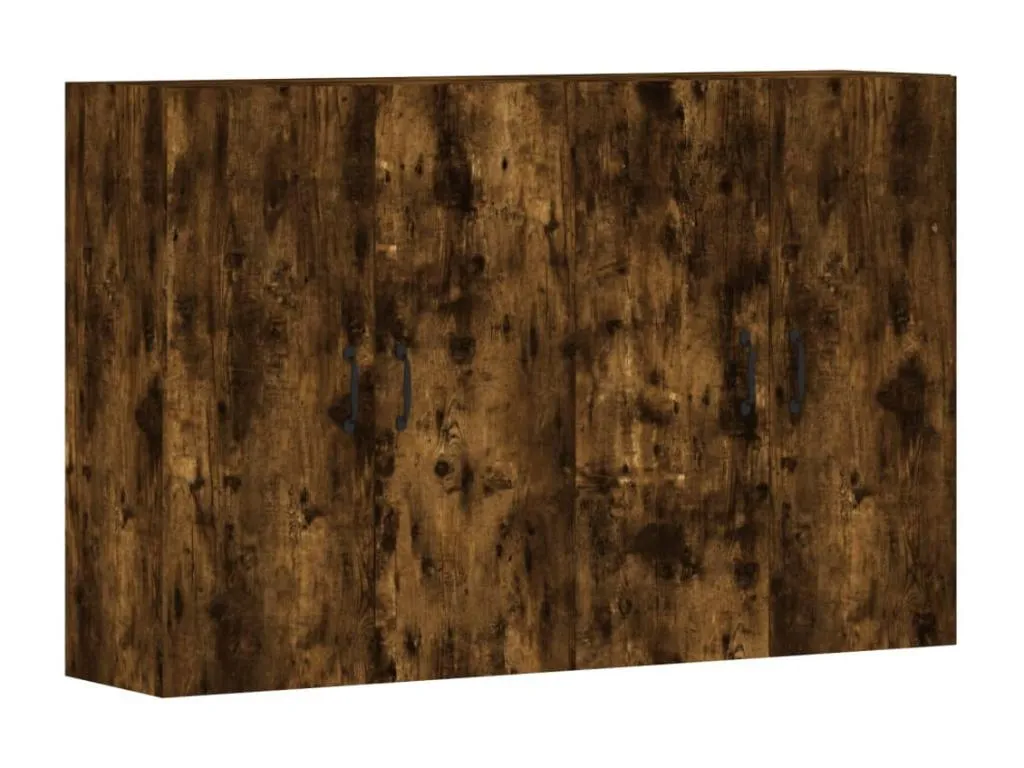 Armarios de pared 2 uds Mobtrendy de ingeniería Mobtrendy ahumado nick05416