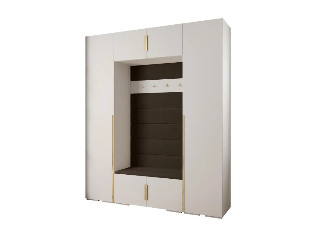 Andreuworldcasa 4 armario con puertas batientes 236.7/200/47
